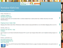 Tablet Screenshot of navision-girl.com